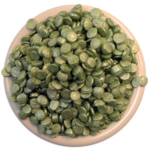 Ultimate Baker Green Confetti (1x8oz) - Naturally Colored pearls. jimmies, sprinkles and shapes, cake decorating pearls