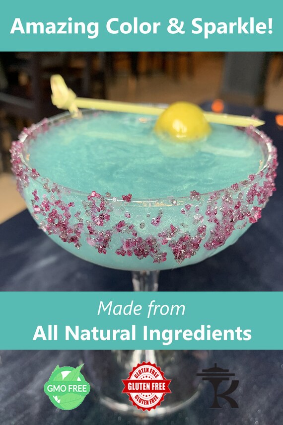 Snowy River Cocktail Glitter All Natural Edible Glitter for, Edible Glitter For Drinks