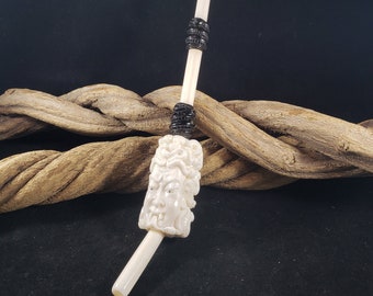 Medusa Tepi - Hand Carved Bone & Horn