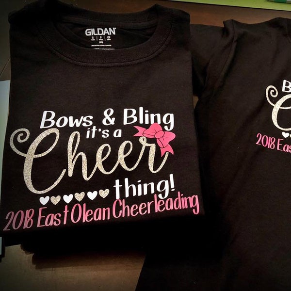 Bows & Bling it's a Cheer Thing SVG - DIGITAL DOWNLOAD