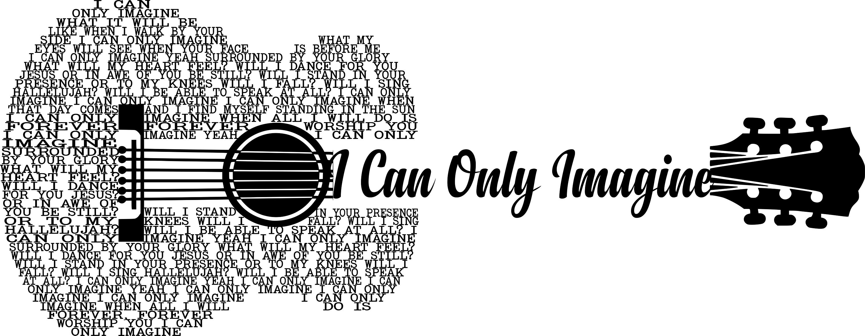 I Can Only Imagine SVG Etsy Canada