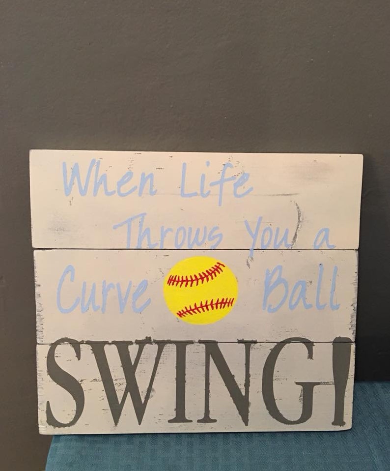 When Life Throws You a Curve Ball Swing SVG Etsy