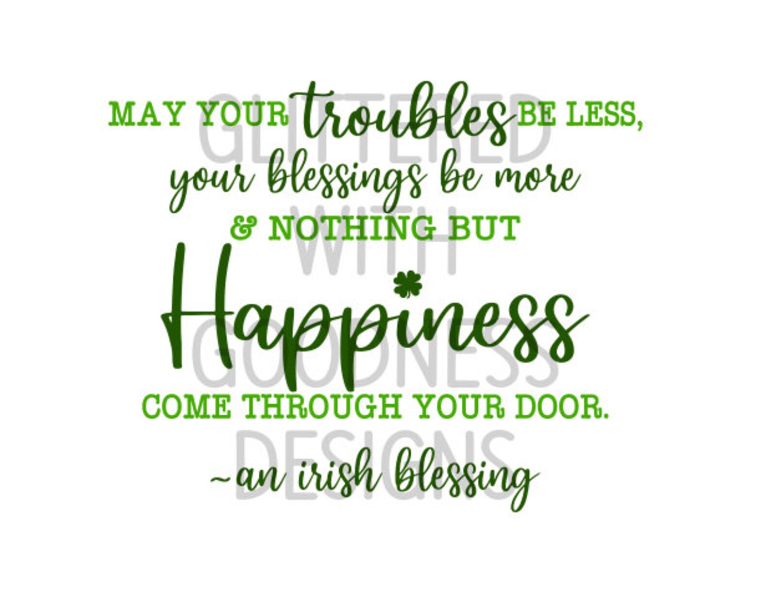 An Irish Blessing SVG Etsy