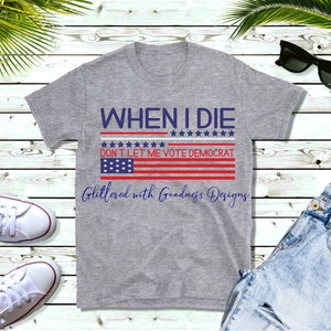 Quando muoio Non lasciarmi votare Democratico SVG