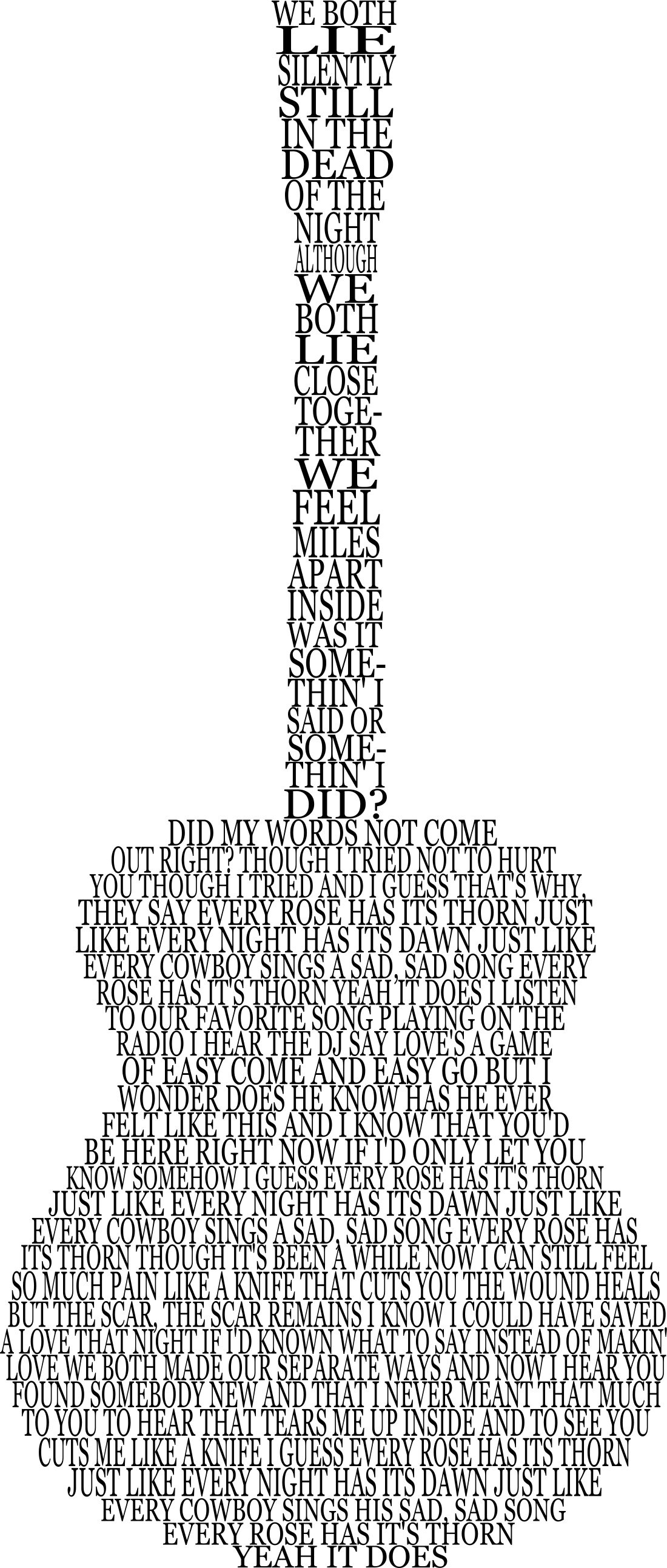 Every Rose Has Its Thorn SVG Etsy