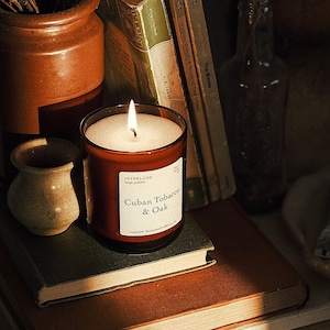 Tobacco Fragrance & Oak Soy Wax Candle Hand Poured in London - Etsy UK
