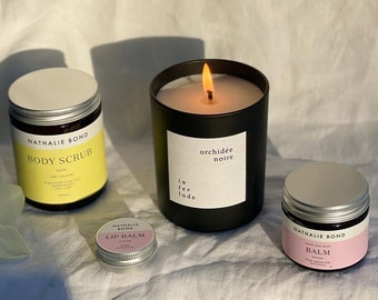 Bloom Gift Bundle | Home Spa | Bath. Salts Gift Set | Candle Gift Sets | Gift Ideas for Her |   Gift