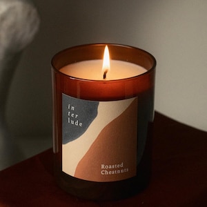 Roasted Chestnuts Scented Candle | Handmade Soy Wax Candle | Vegan Candle | Autumn Candle | Candle Gift | Home Decor Gift | Gifts for Her