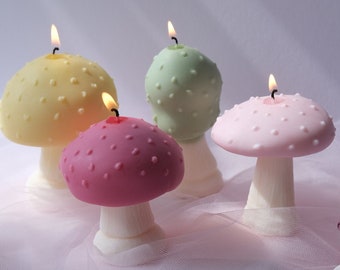Pilz Kerze Pilz Dekor | Kerze | Cottagecore Wohnkultur | Pilz Dekoration | Pilz Kerzen | Geschenkidee für Sie | Wohndekor