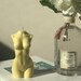 Venus Bust Candle Yellow | Casablanca Sunrise Scent | Soy Wax Female Bust Candle | Vegan Goddess Candle | Female Torso Soy Wax Candle