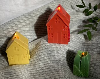 House Shaped Scented Candle - Gingerbread Scent |