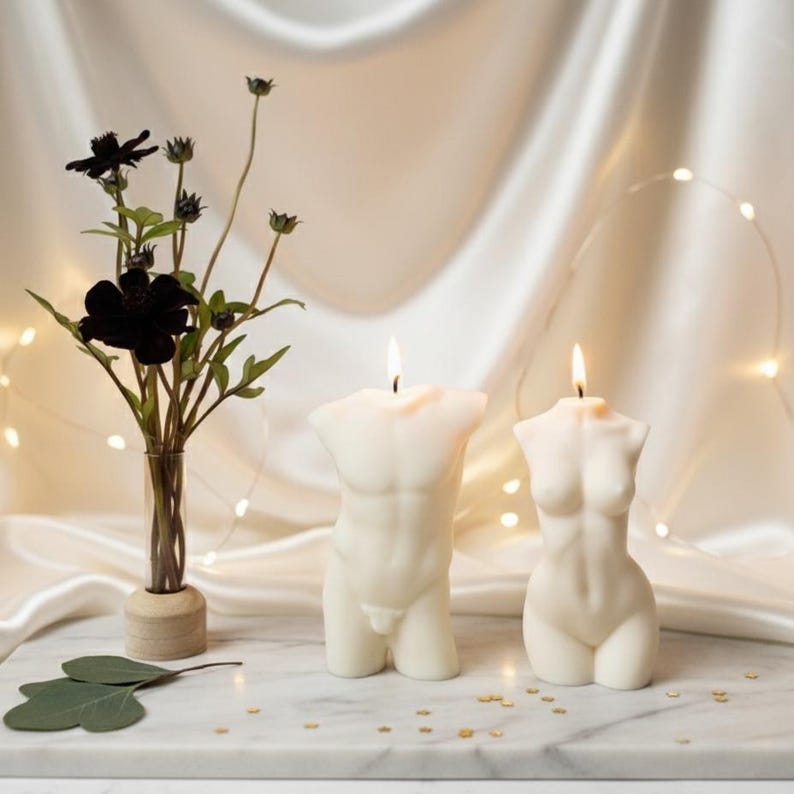 Interlude Candles Venus & David Body Candle