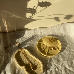 Jewellery Trinket Dish Sun Shaped Handmade Jewellery Trinket Dish Rings Trinket Dish image 3