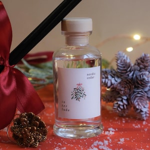Nordic Cedar Reed Diffuser | Christmas Fragranced Room Diffuser | Scented Gifts | Christmas Gifts | Home Fragrances | Stocking Fillers