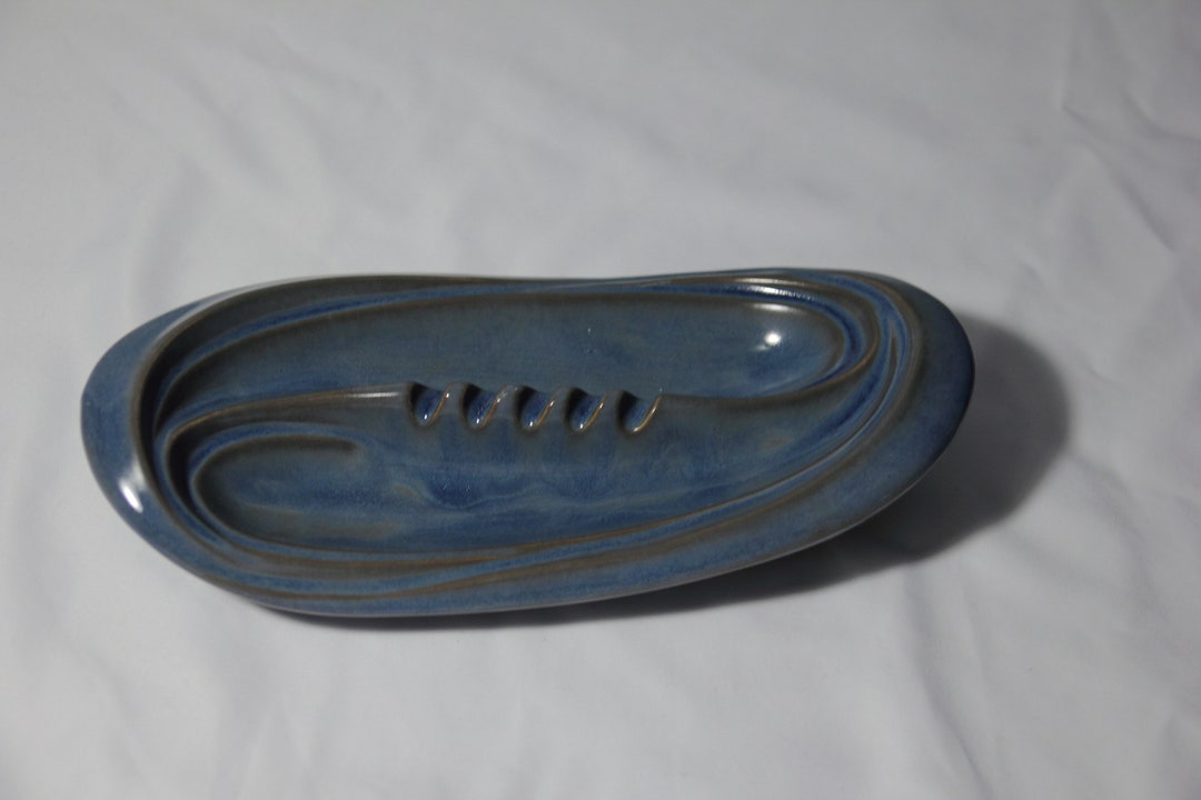 Long Narrow peanut Shaped Vintage Style Ashtray Etsy