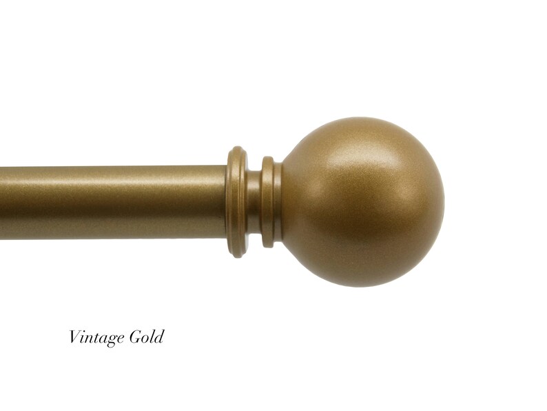 Curtain Rod 7 8 11 With Ball Finials And No Image 0