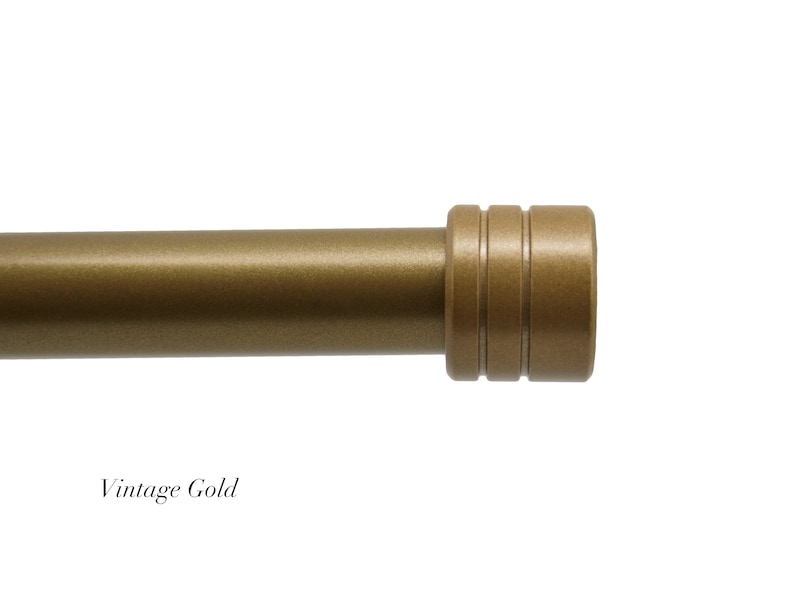 Custom Curtain Rod 7 8 With Inside Mount Sockets And No Rings