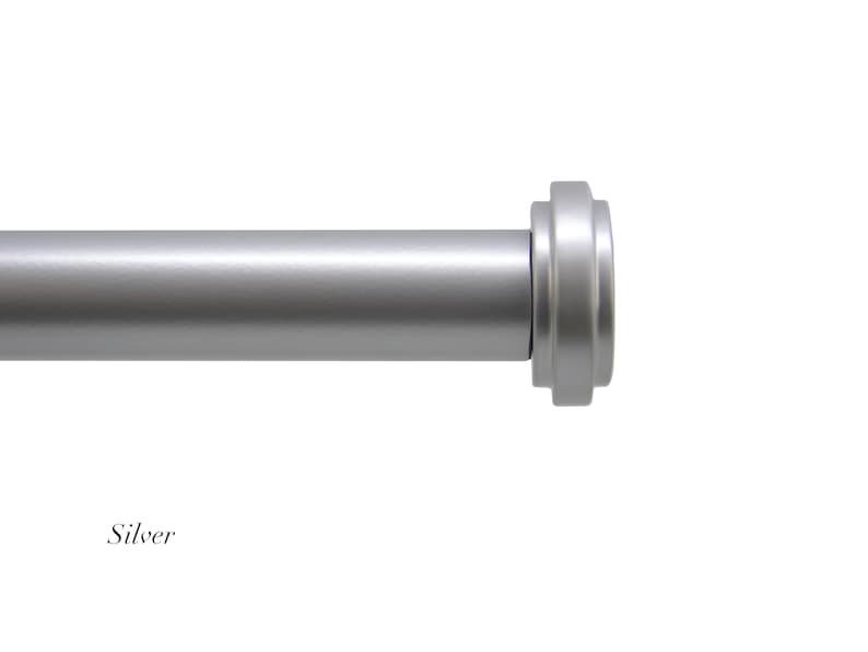 Custom Curtain Rod 7/8 Rod With End Caps Etsy