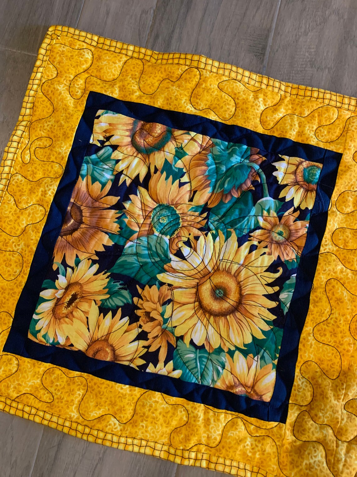 Sunflower Table Runner Etsy