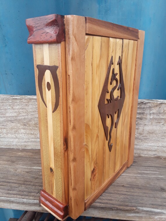 Skyrim Book Box W 3 Secret Compartments Etsy
