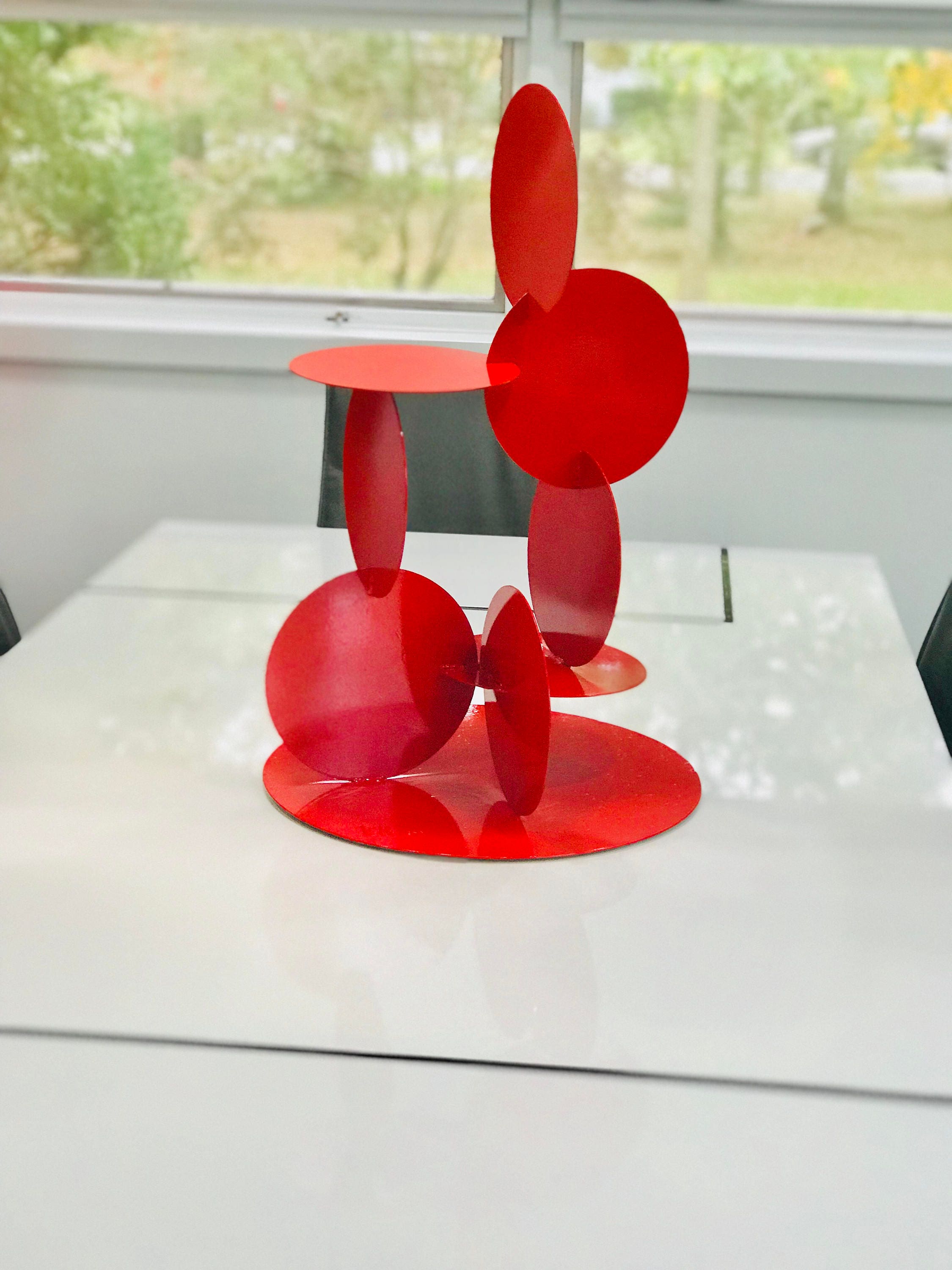 Download Mid Century Modern Table Art Sculpture Steel By Vk Sculptures Etsy