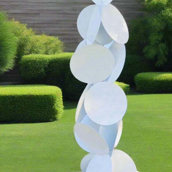 Ottava Tall Abstract Garden Sculpture Art