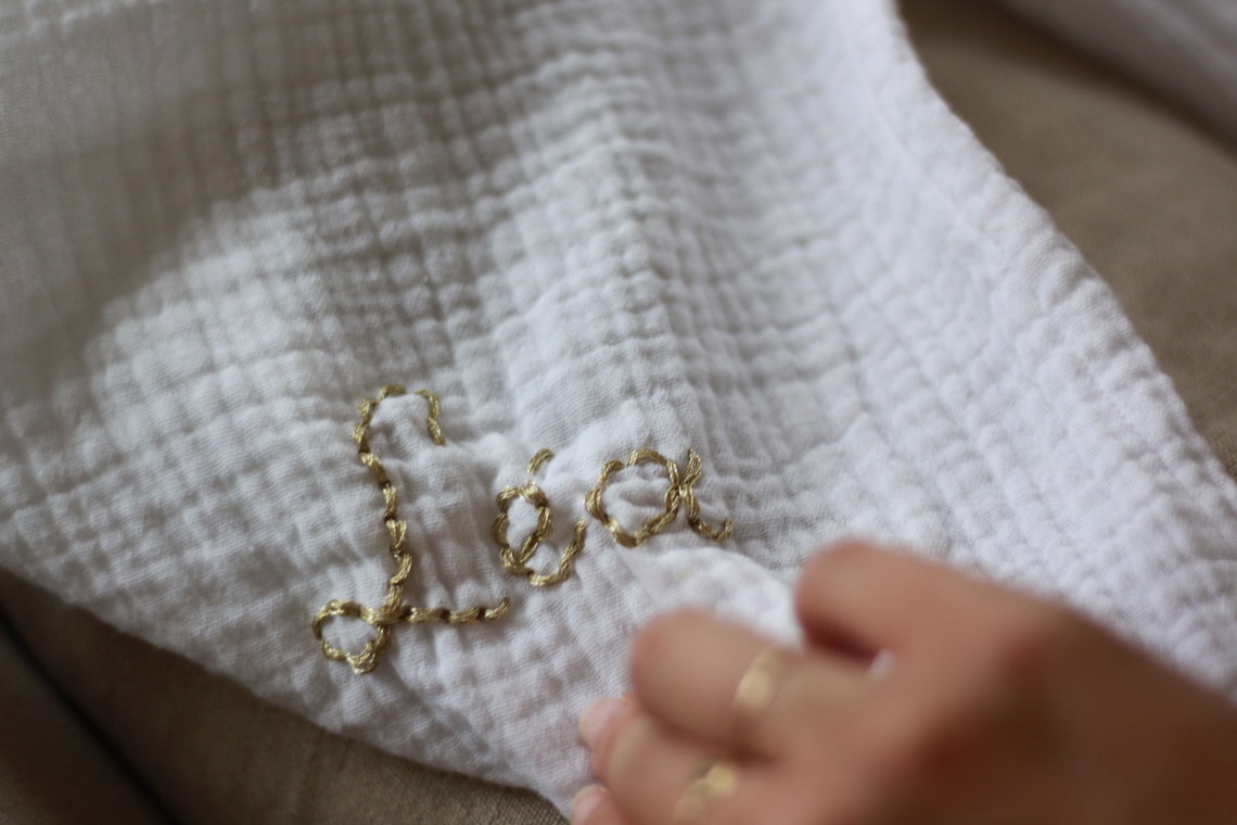 lange gaze de coton personnalisé