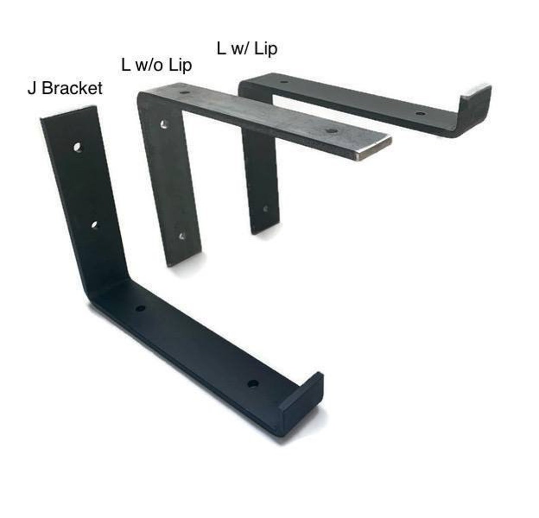 Heavy Duty Shelf Brackets, Metal Shelf Brackets, J Bracket, Steel Shelf