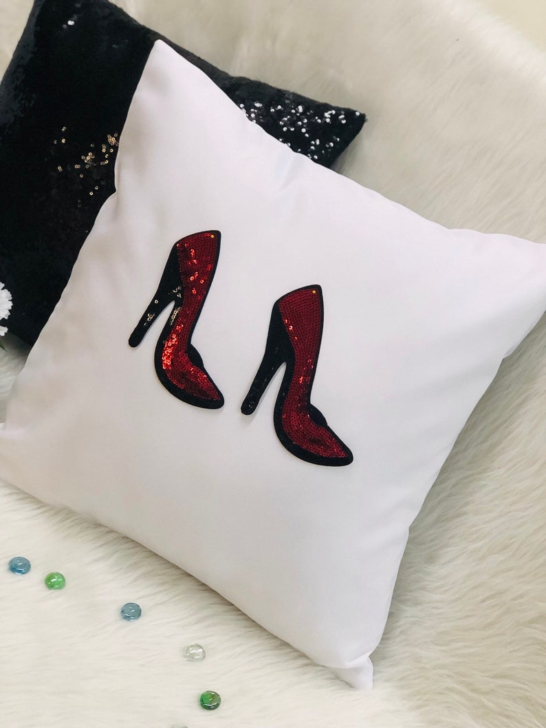 Stilettos Pillowcase-High Heels Red Shoes Bedroom decor ...