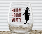 Grinch - Holiday Hoobie Whatty Wine Glass