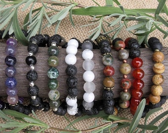Custom Crystal Bracelet, Custom Gemstone Bracelet, Personalized Healing Crystals Jewelry, Design Your Own Crystal Bracelet, Custom Gifts