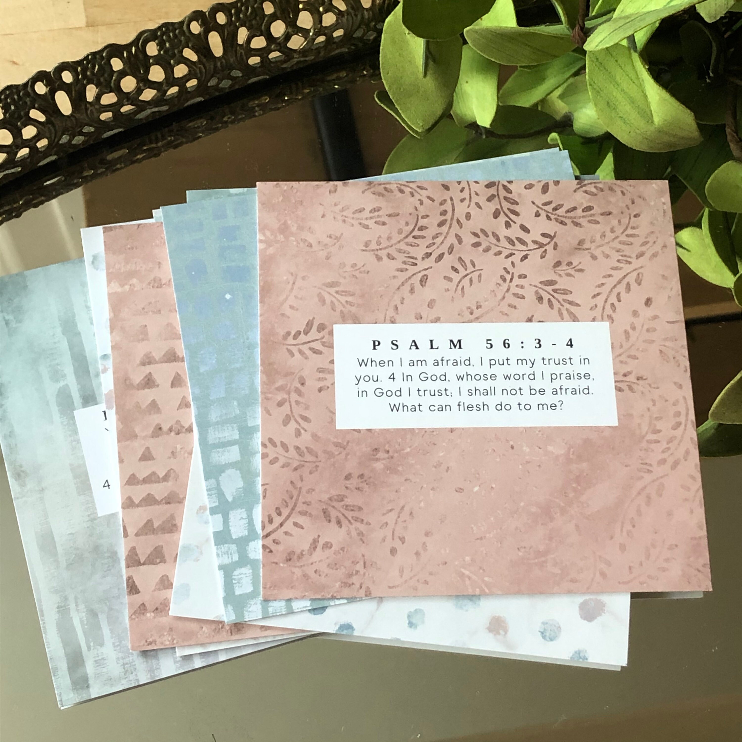 Truth Scriptures Cards Trusting Scripture Cards, Truth Squares, Hope, Hope, Encouragement ...