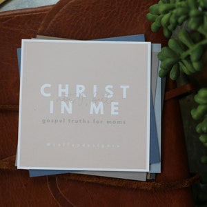 Cristo en mí, Tarjetas bíblicas para mamás, Verdad del Evangelio