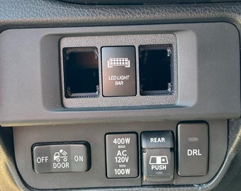 Toyota Tacoma 3rd Gen Switch Panel Insert for 3X OEM Short Switches