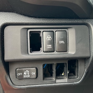 Toyota Tacoma 3rd Gen Switch Panel Insert for 3X OEM Tall Switches