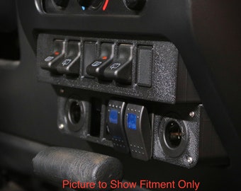 Jeep Wrangler TJ / LJ Switch Panel – Fits 11 Carling Switches