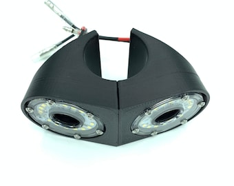 Dual KC Cyclone 2&quot; Roll Bar Light Mount