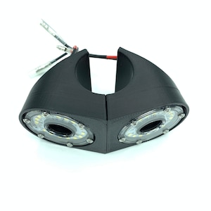 Dual KC Cyclone 2&quot; Roll Bar Light Mount
