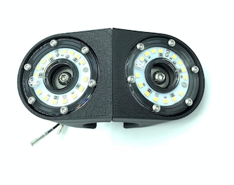 Dual KC Cyclone 1.75&quot; Roll Bar Light Mount