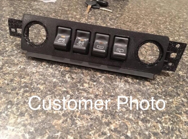 9701 Jeep Cherokee XJ Switch Panel Fits 4 OEM Switches Etsy