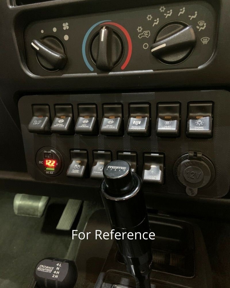 Jeep Wrangler TJ LJ Switch Panel Fits 6 OEM & 4 Carling Etsy