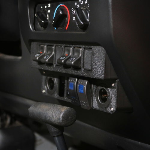 Jeep Wrangler TJ LJ Stepped Switch Panel Fits 6 OEM & 4 - Etsy