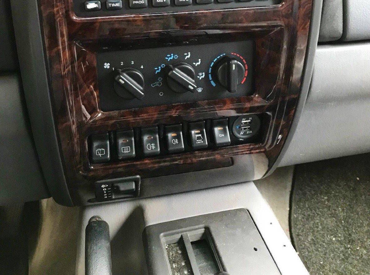 9701 Jeep Cherokee XJ Switch Panel Fits 6 OEM switches Etsy