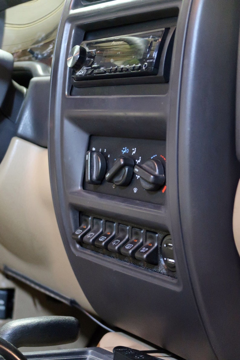 9701 Jeep Cherokee XJ Switch Panel Fits 6 OEM Switches Etsy