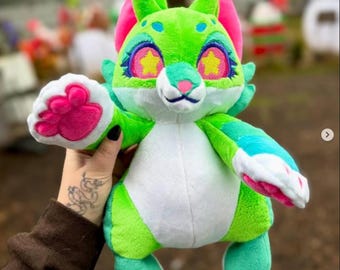 Handmade Fursona Plush | Teddy Bear Style Furry Plush