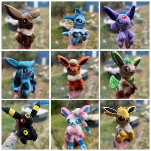 Handmade Eeveelutions Plushies