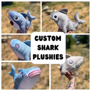 Handmade Shark Plush | Shark Toy | Shark Plush | Custom