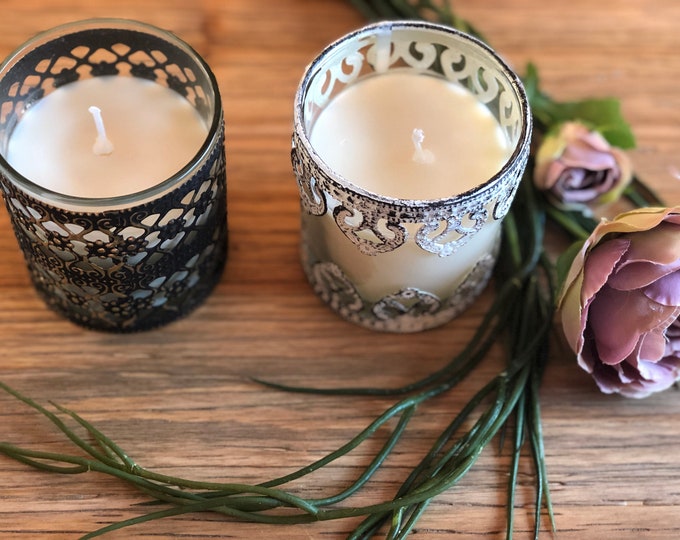 Soy Candles with Natural Essential Oils| Soy Wax Candle, Vegan Friendly Candle| Scented Soy Candle| Luxury Glass Jar| Hand Poured Soy Candle