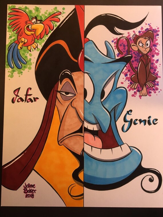 Jafar/Genie | Etsy