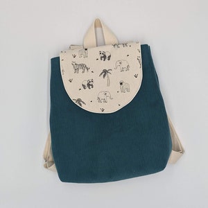 Children&#39;s backpack, kindergarten, nursery, nanny, baby, velvet